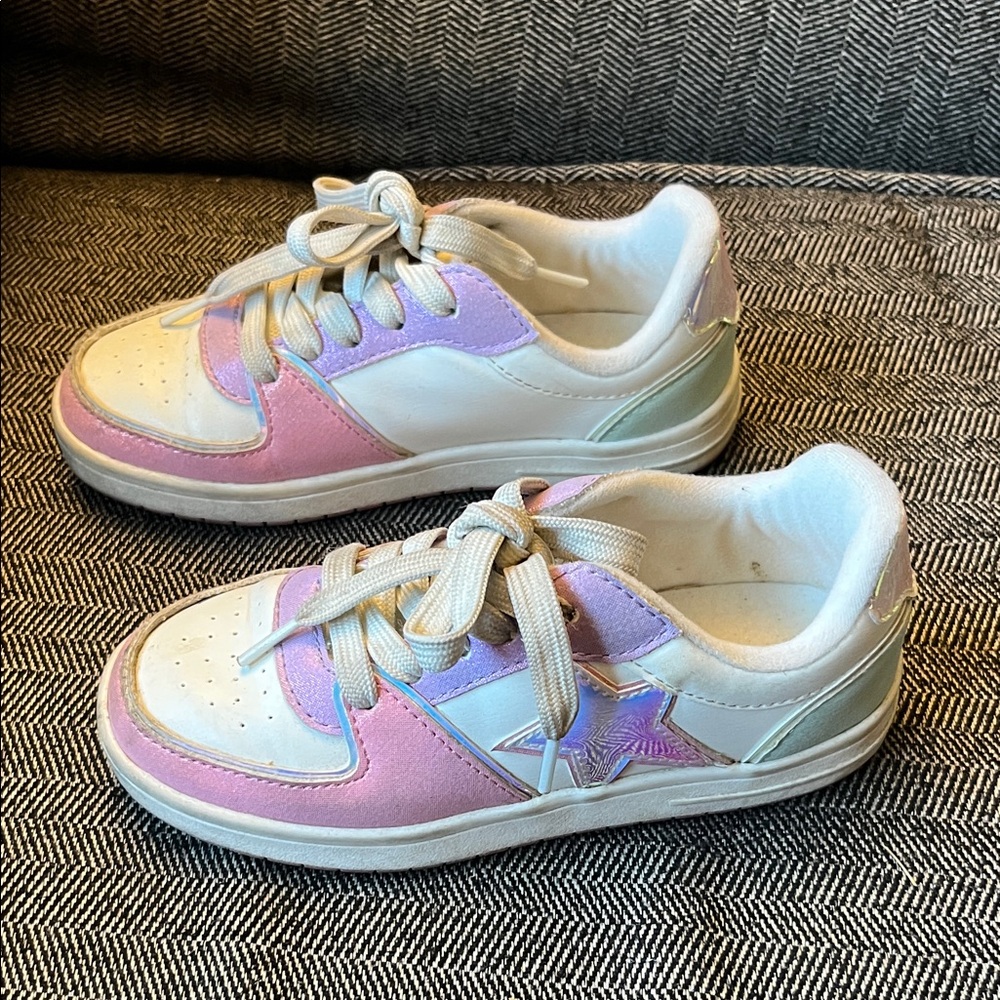 The Children's Place Pink and White Kids Sneakers - Picture 5 of 6